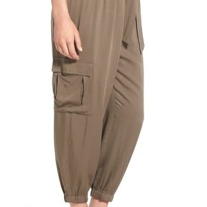 Leith brown utility pants